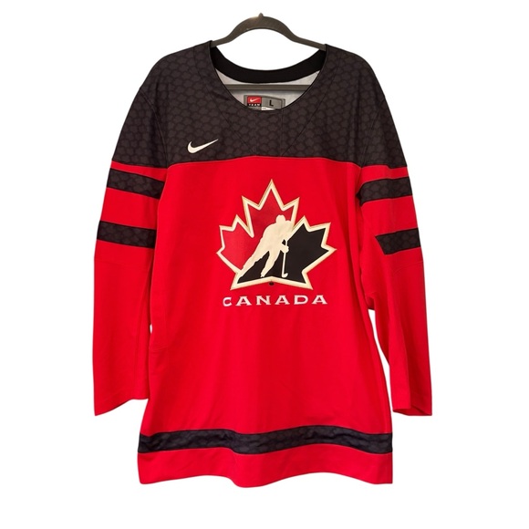 NWT, Nike 2017 World Championship Team Canada IIHF Replica Hockey Jersey Sz L - Picture 2 of 15